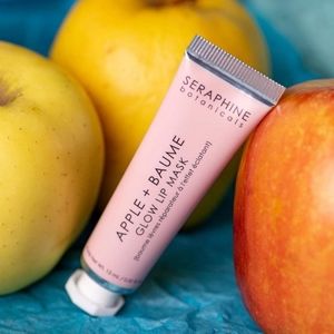 NIB Seraphine Botanicals Apple + Baume Plumping Glow Lip Mask